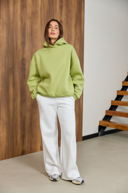 Худі оливковий