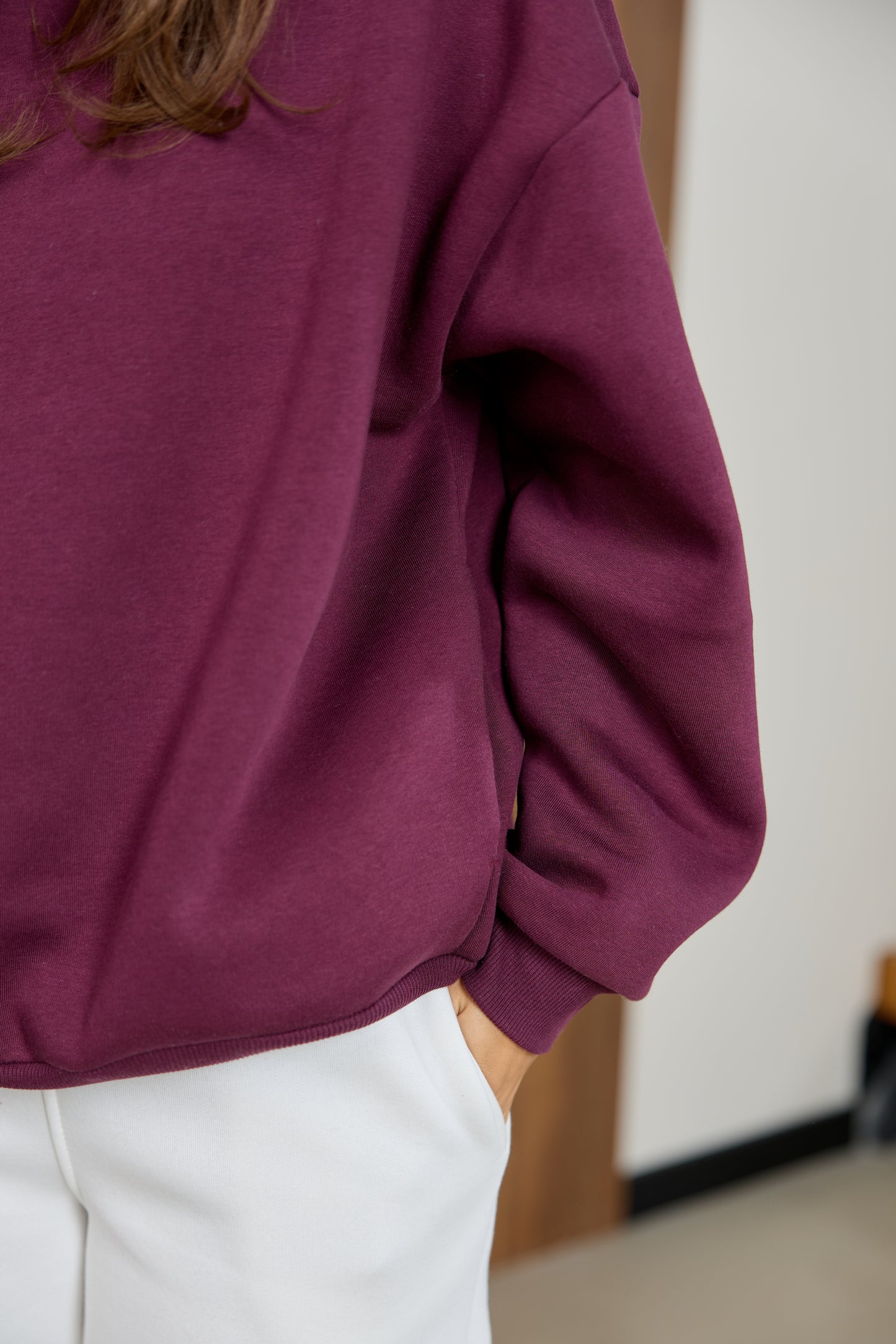 Hoodie burgundy