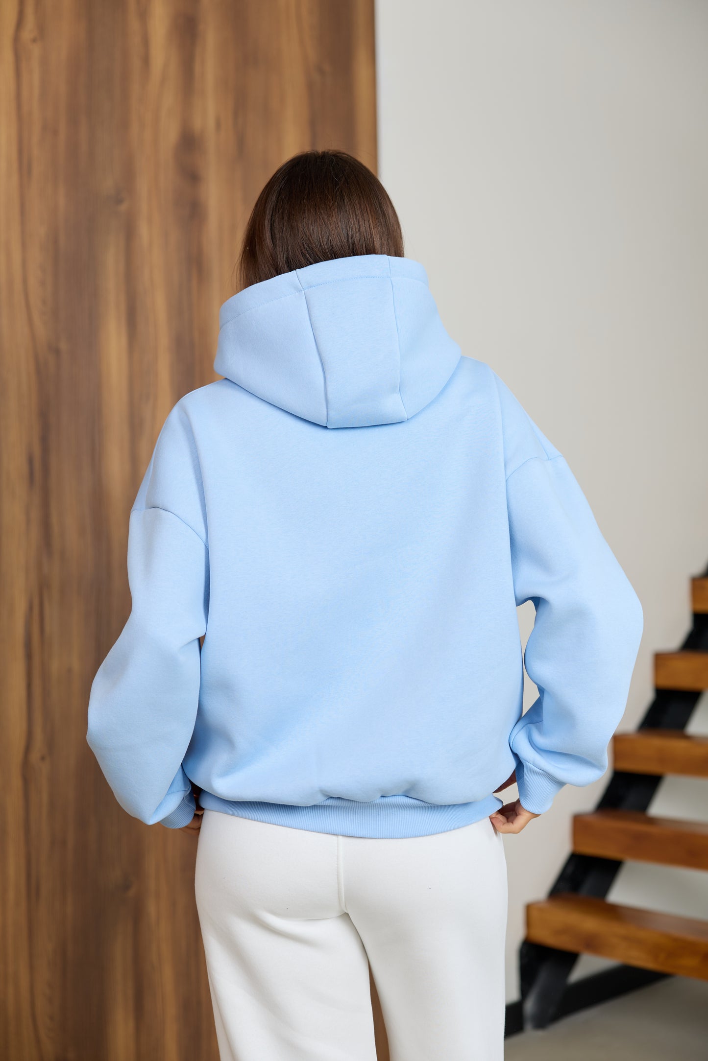 Худі світло-блакитний