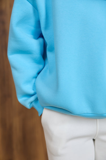 Худі блакитний