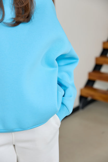 Худі блакитний