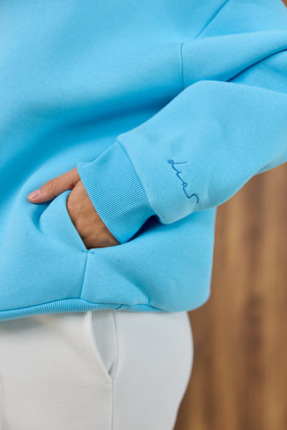 Худі блакитний