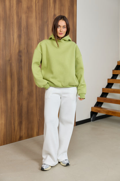 Худі оливковий