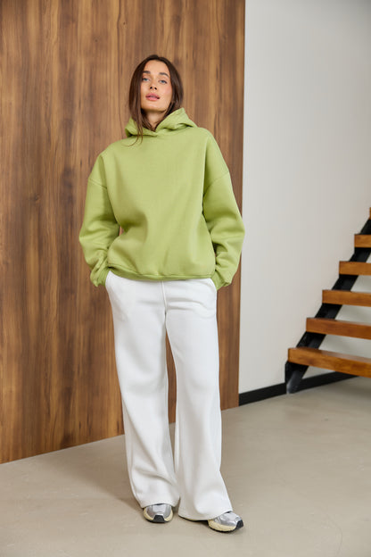 Худі оливковий