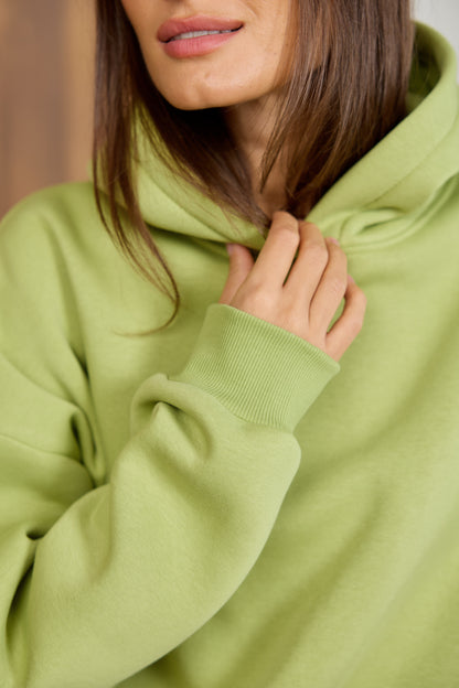 Худі оливковий