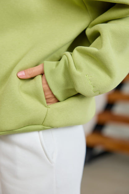 Худі оливковий