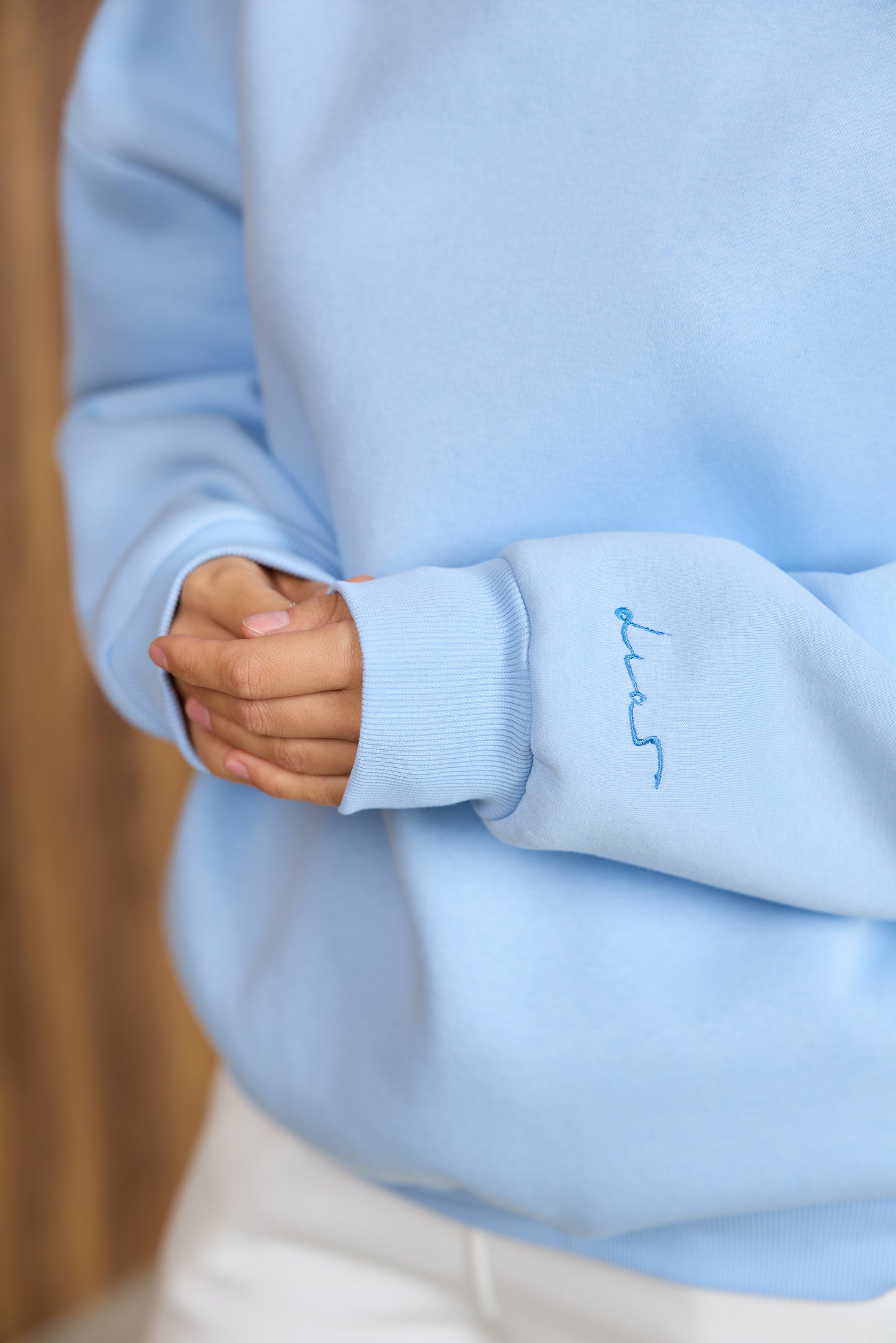 Худі світло-блакитний