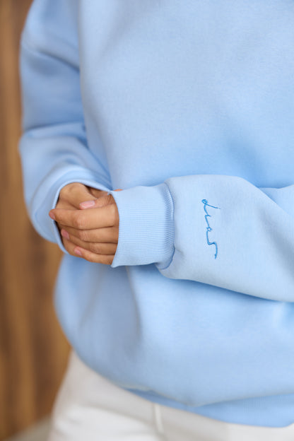 Худі світло-блакитний