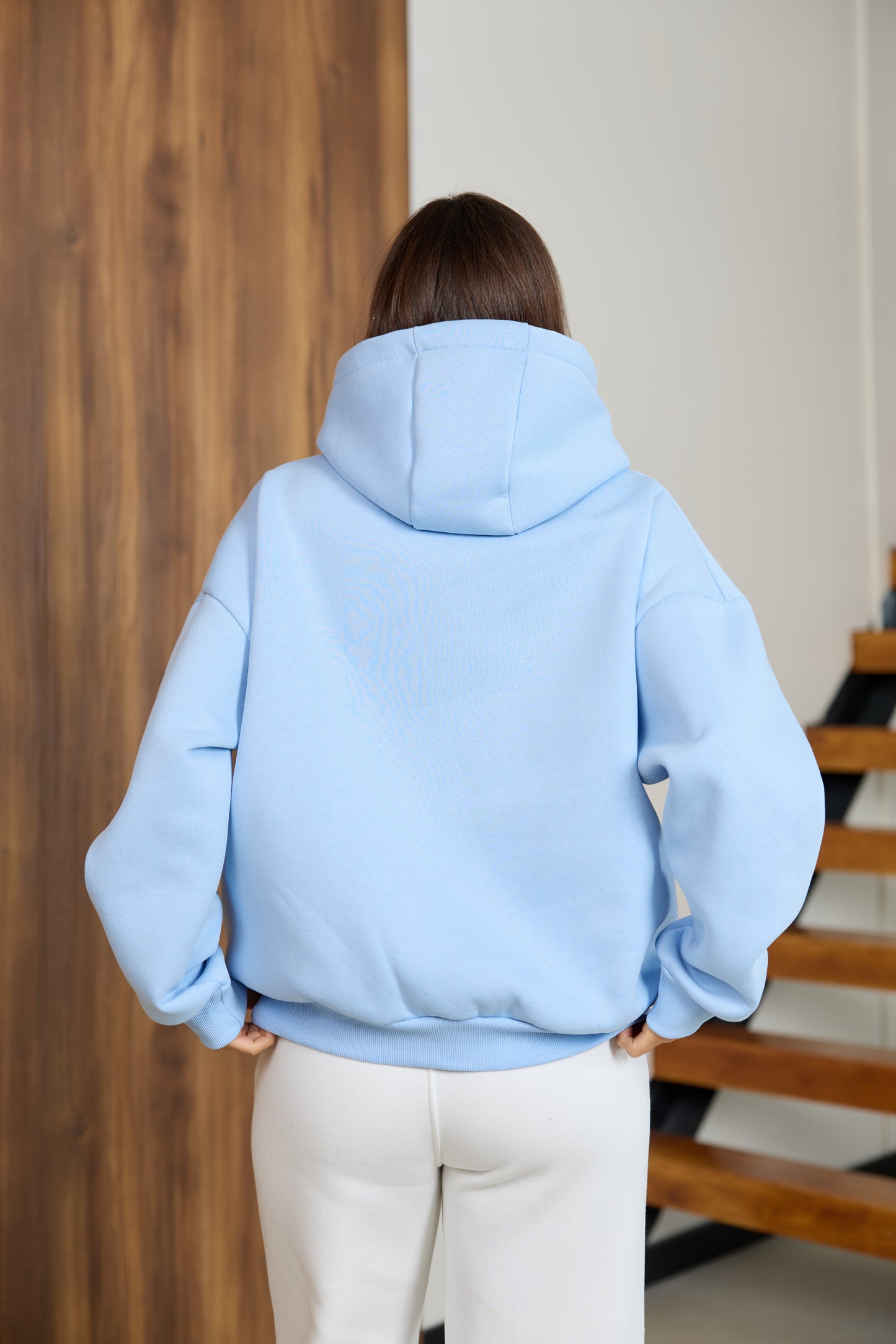 Худі світло-блакитний