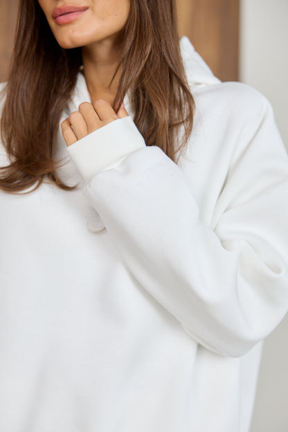 Худі молочний