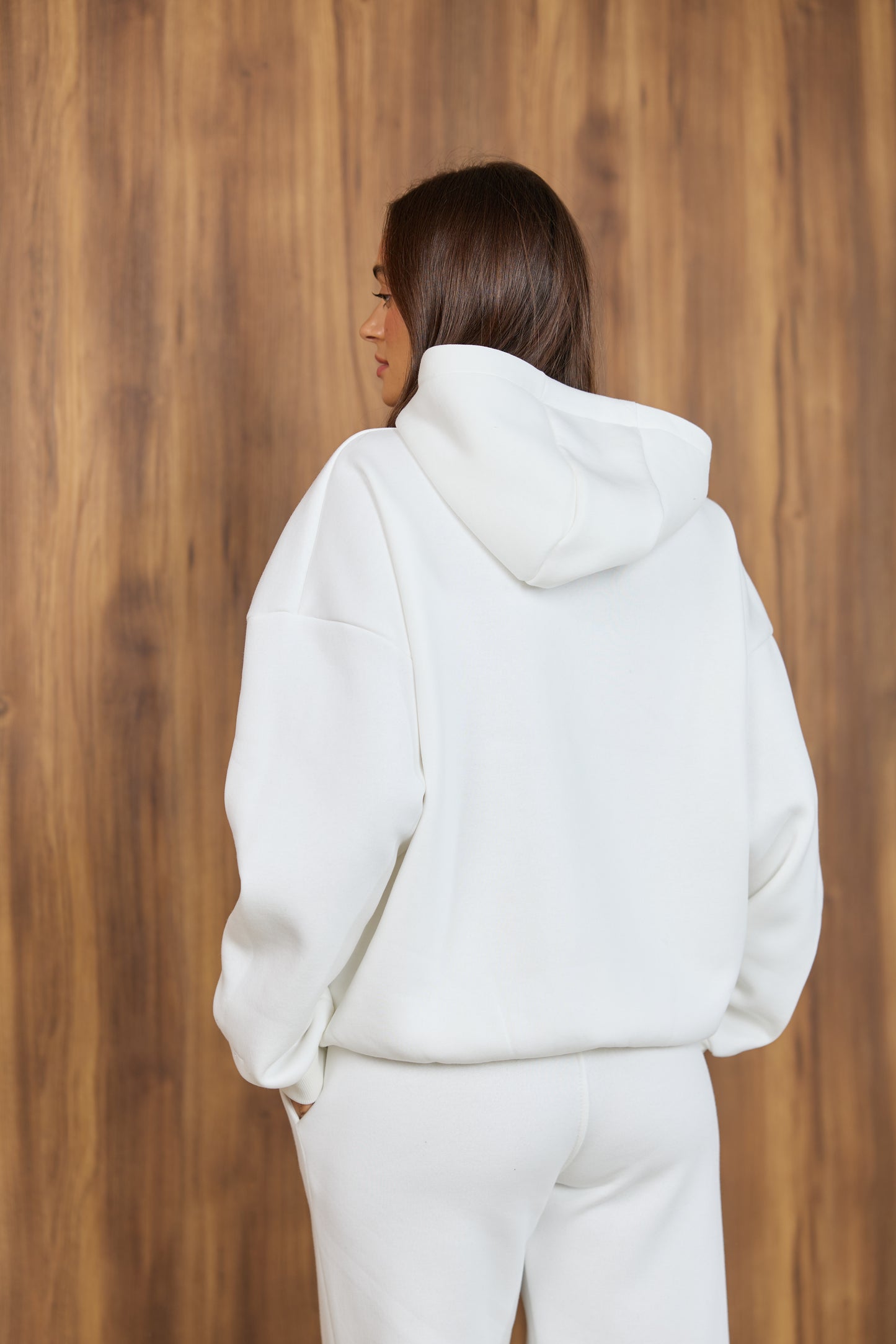 Худі молочний