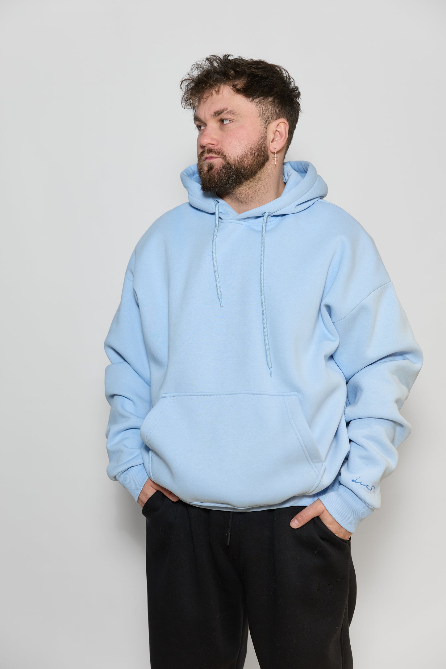 Худі блакитний